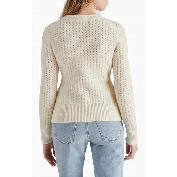 NEW STEVE MADDEN illiana cardigan in cream - Picture 2 of 3